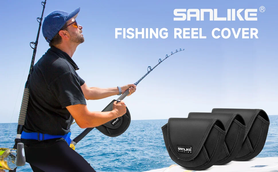 Funda de neopreno para carrete de pesca