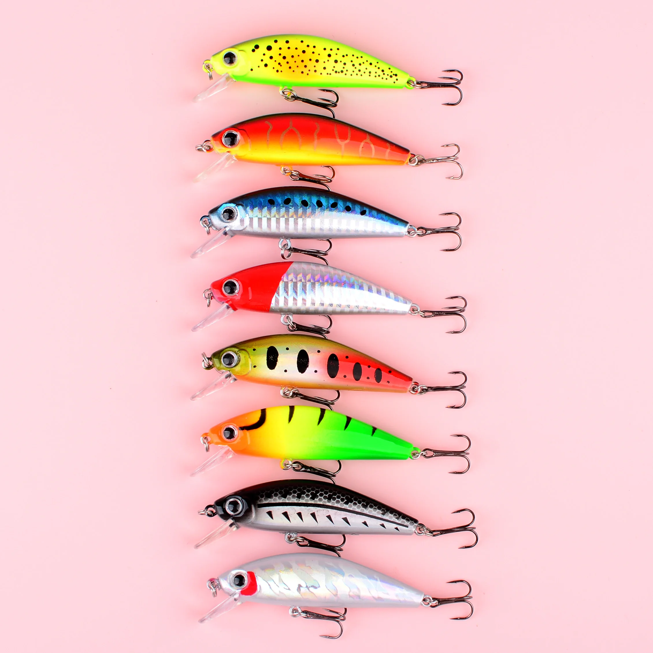 Detalle del cuerpo tipo minnow