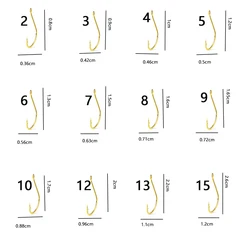 Anzuelos Circulares Dorados para Carpa – Set Premium