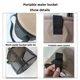 Cubo plegable de pesca impermeable con bolsillos laterales interiores - imagen 2