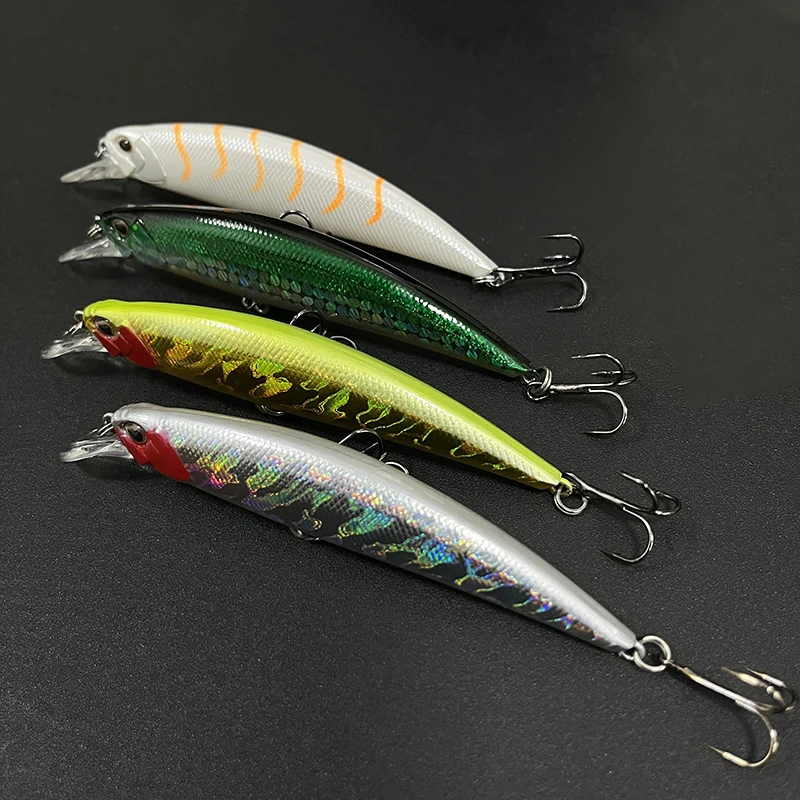 Minnow Spearhead Ryuki 95S – Señuelo de 15 g para lubina y pesca