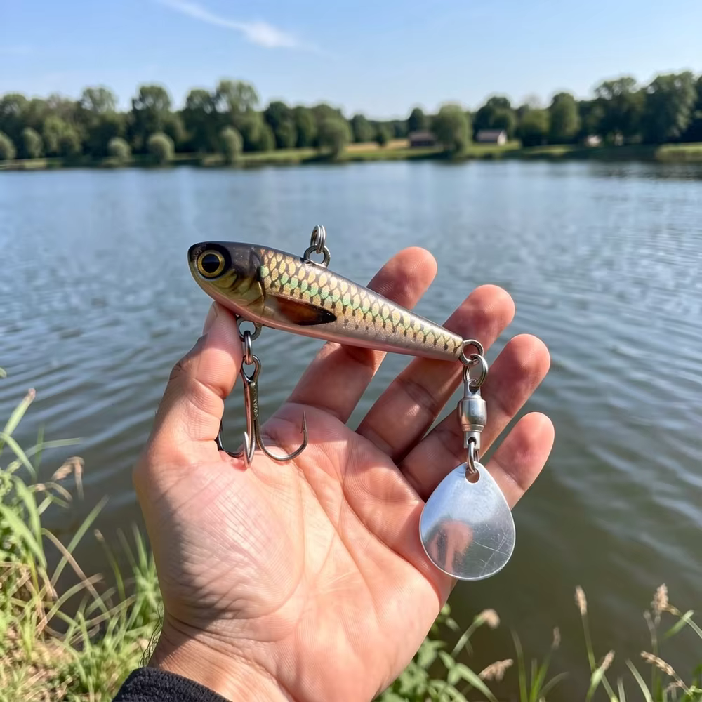 Señuelo VIB Spintail con Anzuelos Triples para Trucha y Salmón - imagen 3