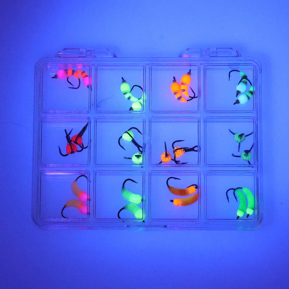 Wifreo Kit Ninfa para pesca en hielo — cabezas latón epoxi UV Invierno - imagen 2