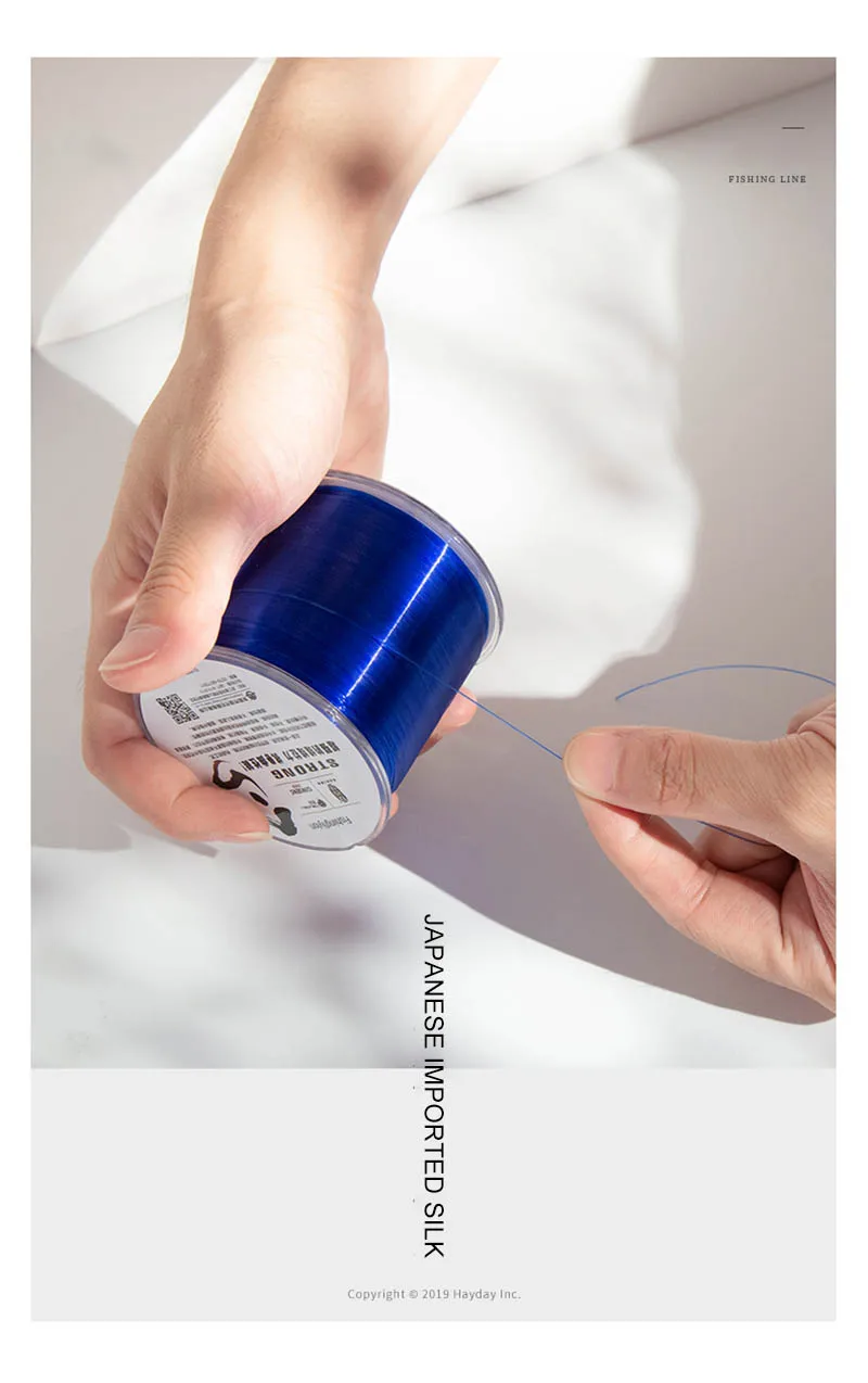 Detalle del monofilamento con recubrimiento fluorocarbono