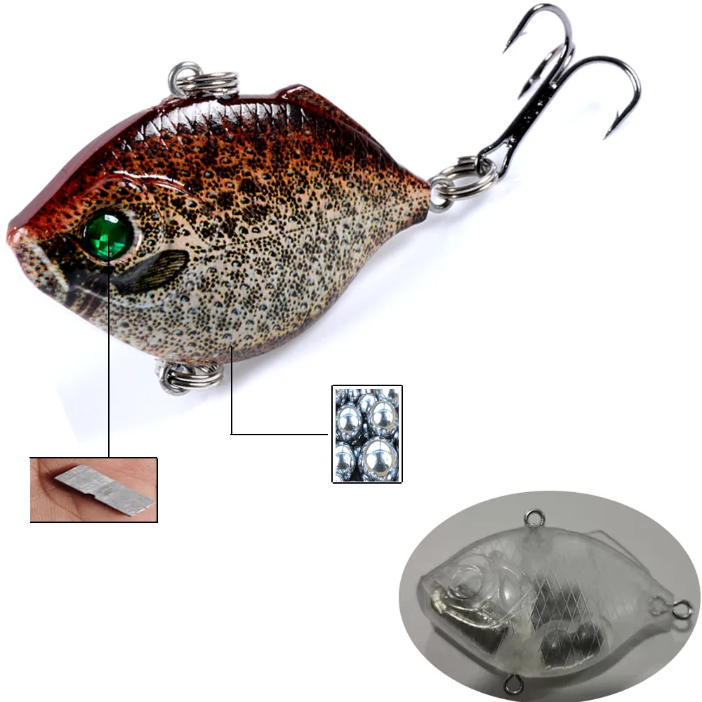 Señuelo de pesca VIB pintado para largo alcance y toda la capa - imagen 3