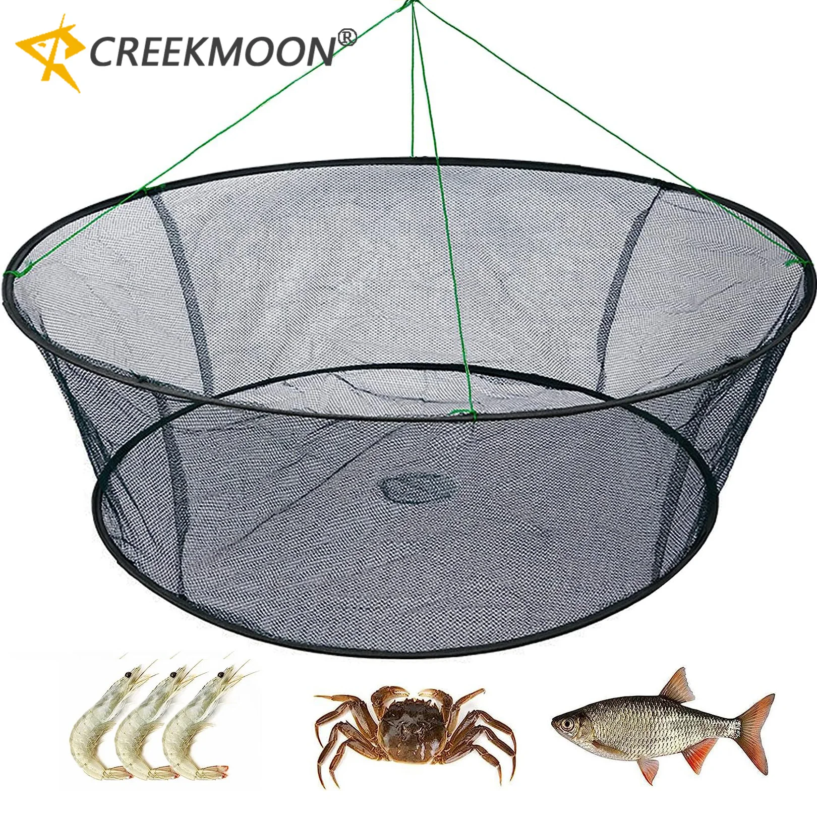 Red de pesca plegable en playa