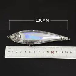 Señuelos lápiz Twitchbait sin pintar – Flotantes 3D para agua salada