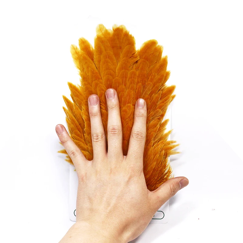 Plumas Hackle de gallina americana en varios colores para moscas - imagen 5