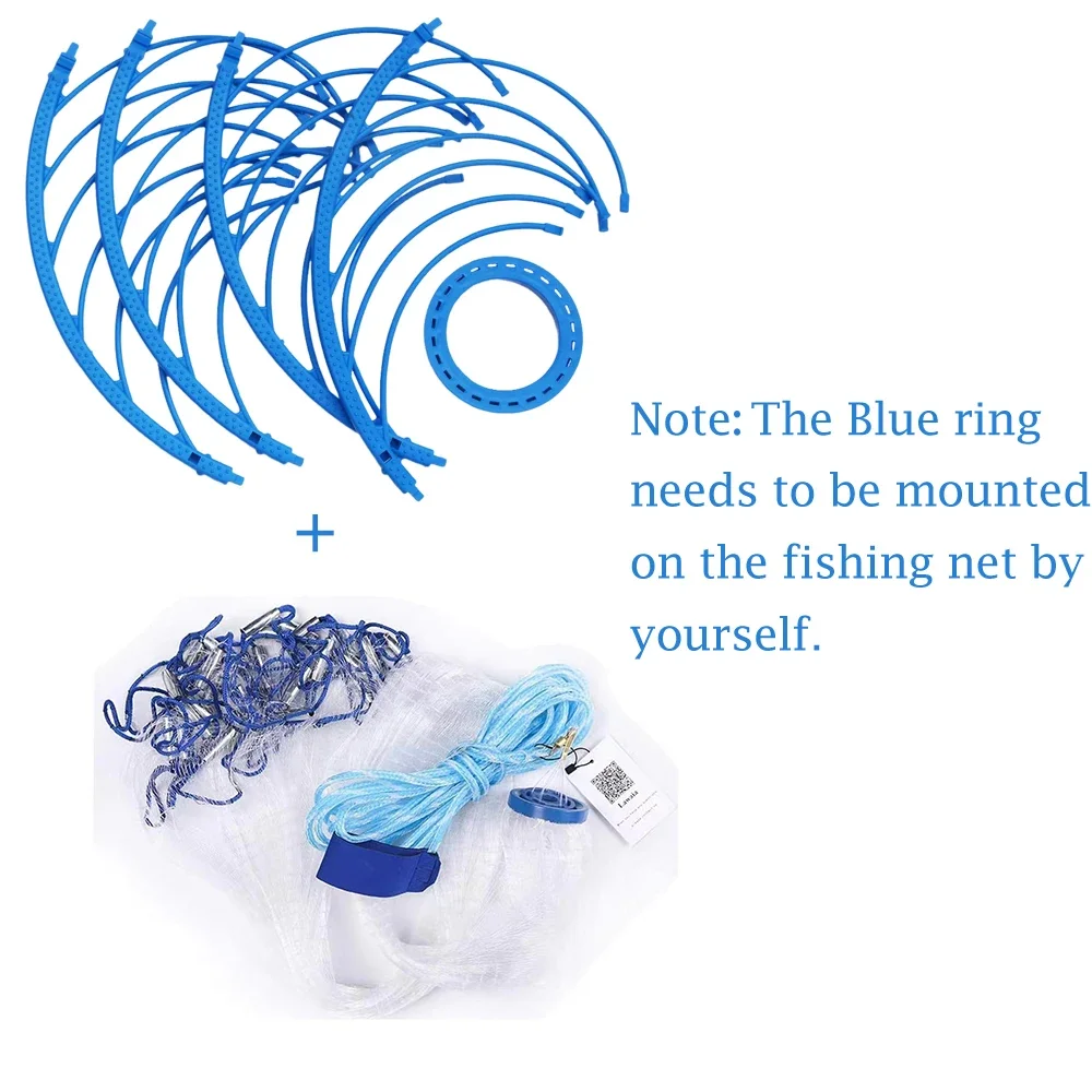 Plomadas Drop Shot Lawaia Acero – Agujero profundo Anillo azul para vinilo - imagen 3