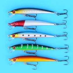 Minnow Crankbait 8.5cm Ojos 3D para Lucio y Perca
