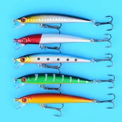 Minnow Crankbait 8.5cm Ojos 3D para Lucio y Perca