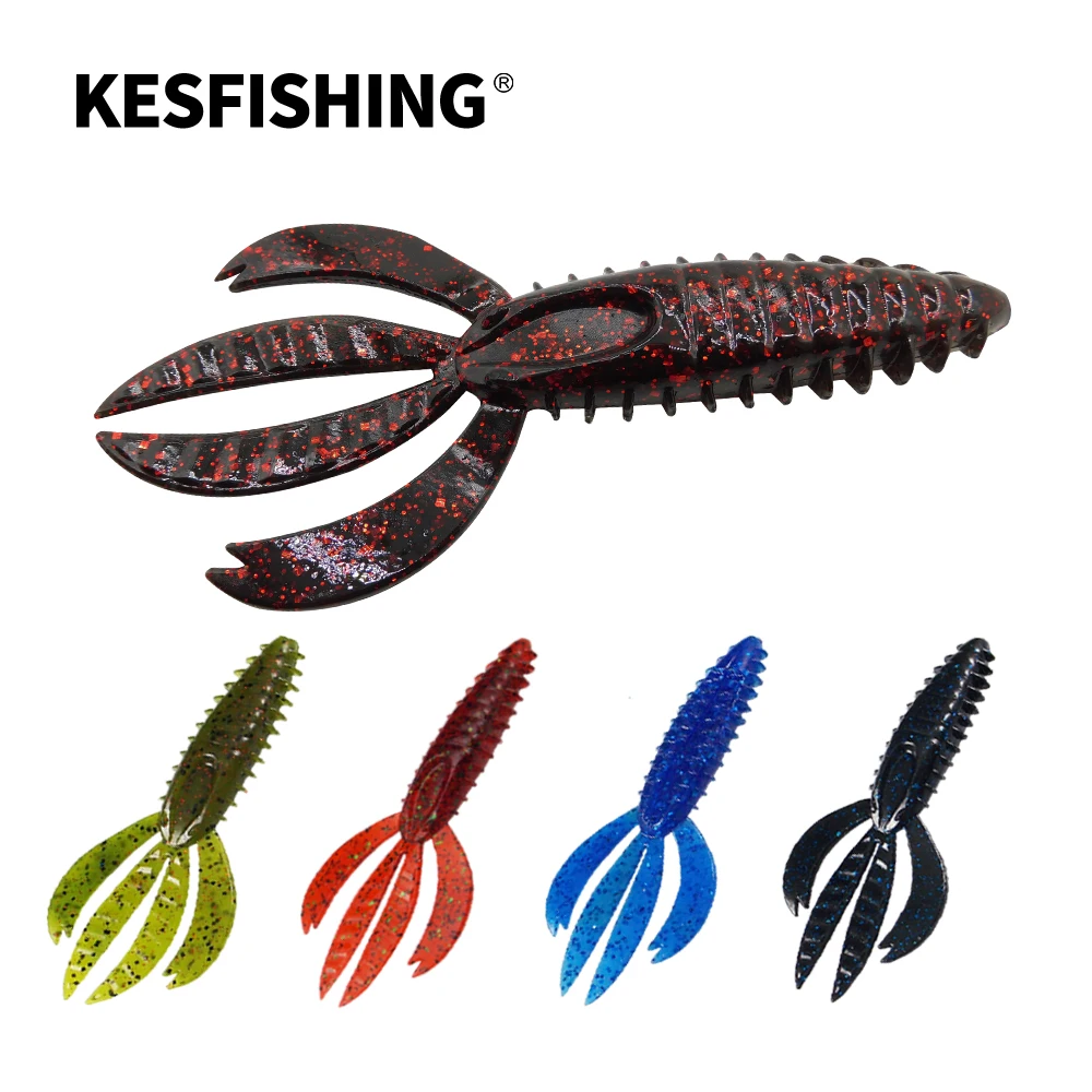 KESFISHING Señuelo de pesca silicona y camarón con sales - imagen 4