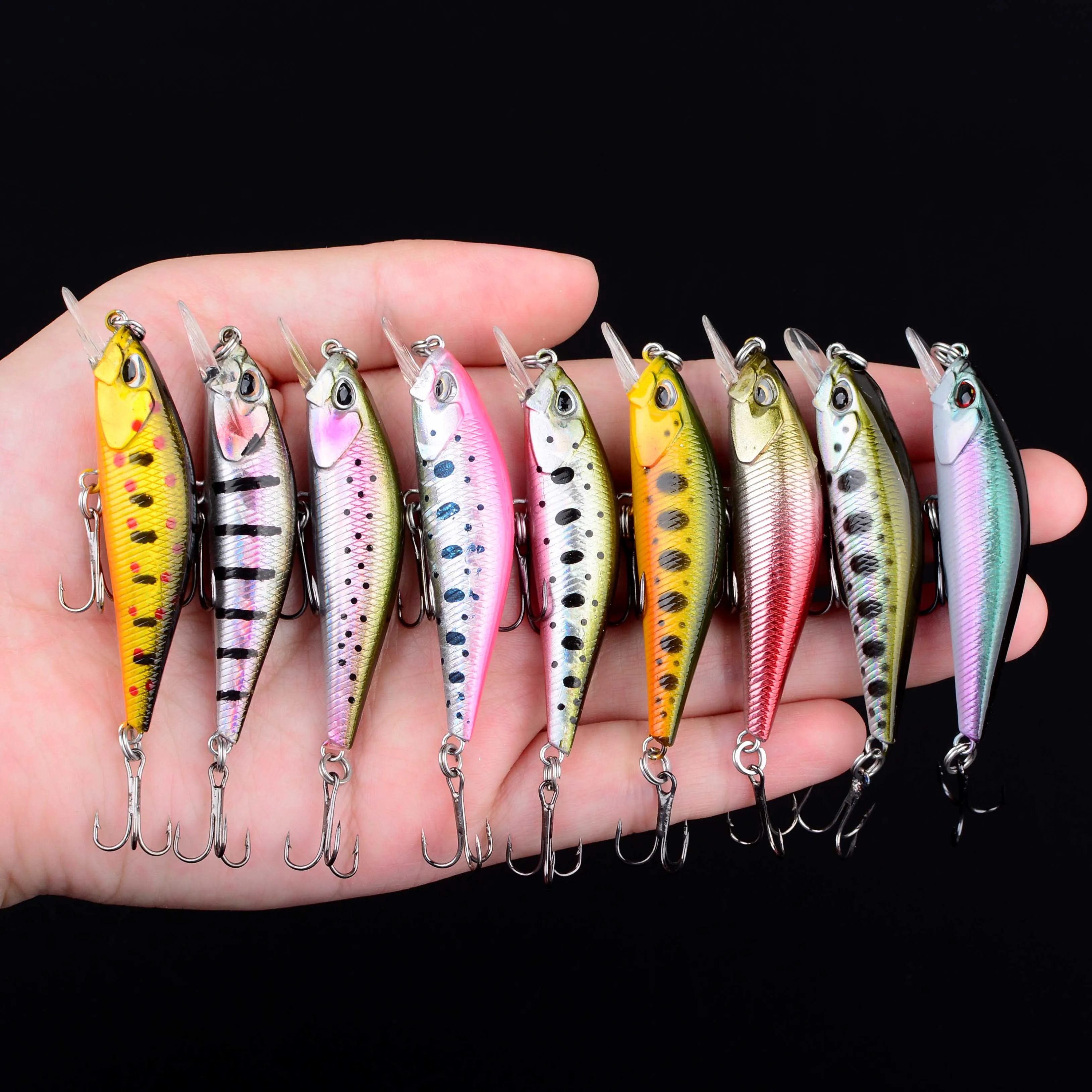 Micro Minnow wobbler: señuelo duro para trucha y lubina - imagen 4