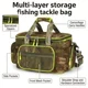 JOSBY bolsa de pesca multifuncional para cebo y equipo, gran capacidad - imagen 5