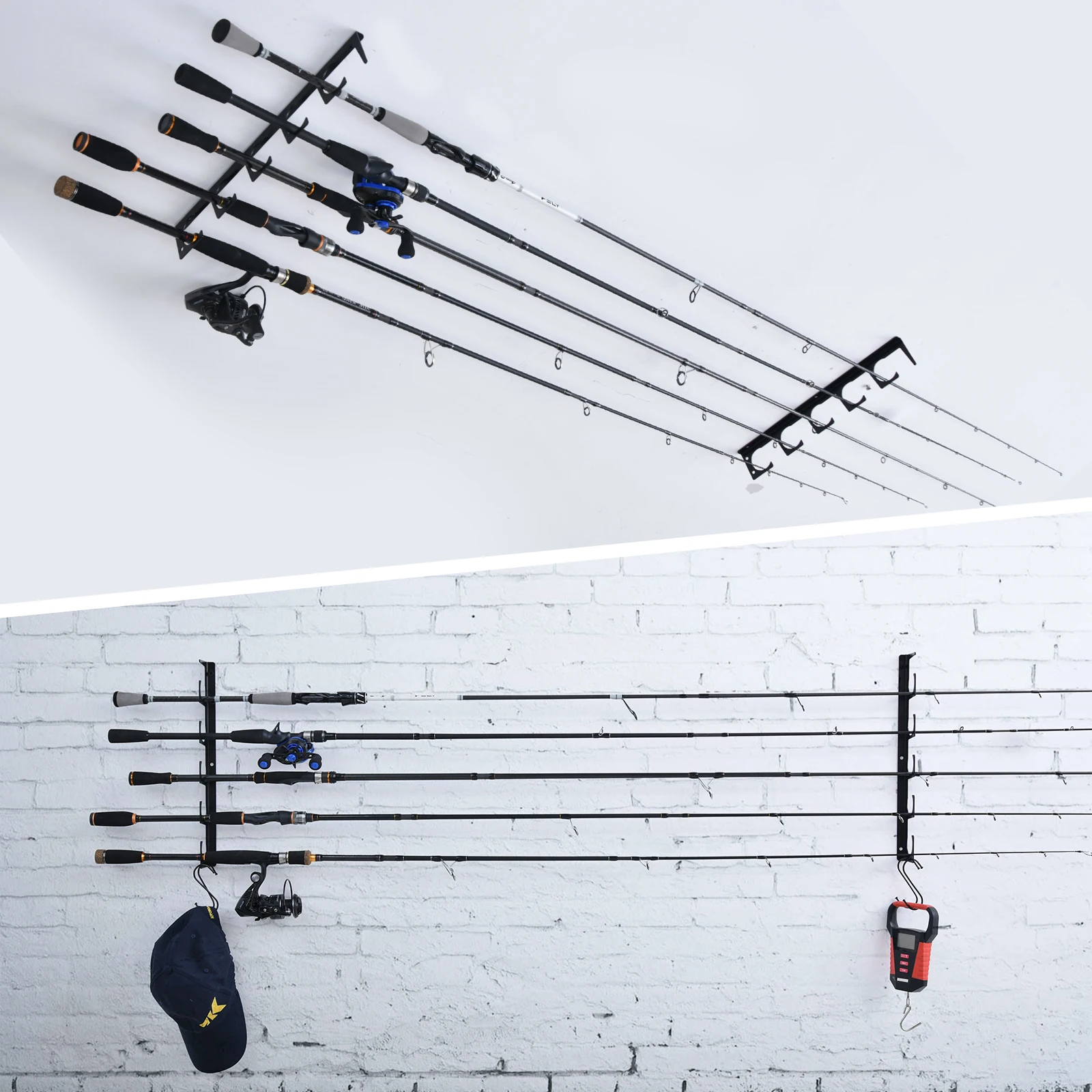 Goture Soporte Metal 5 cañas – Almacenamiento pesca