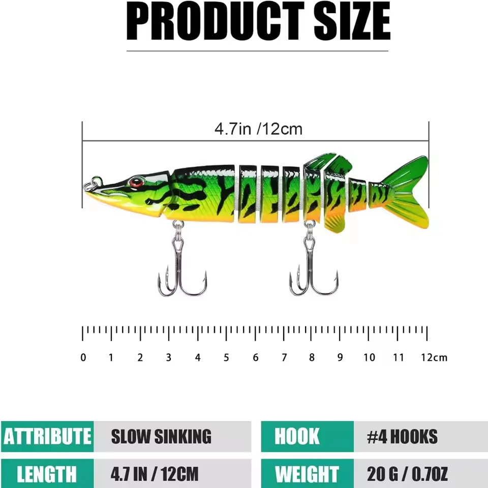 Swimbaits Rooblinos para lubina y trucha hundimiento lento - imagen 3