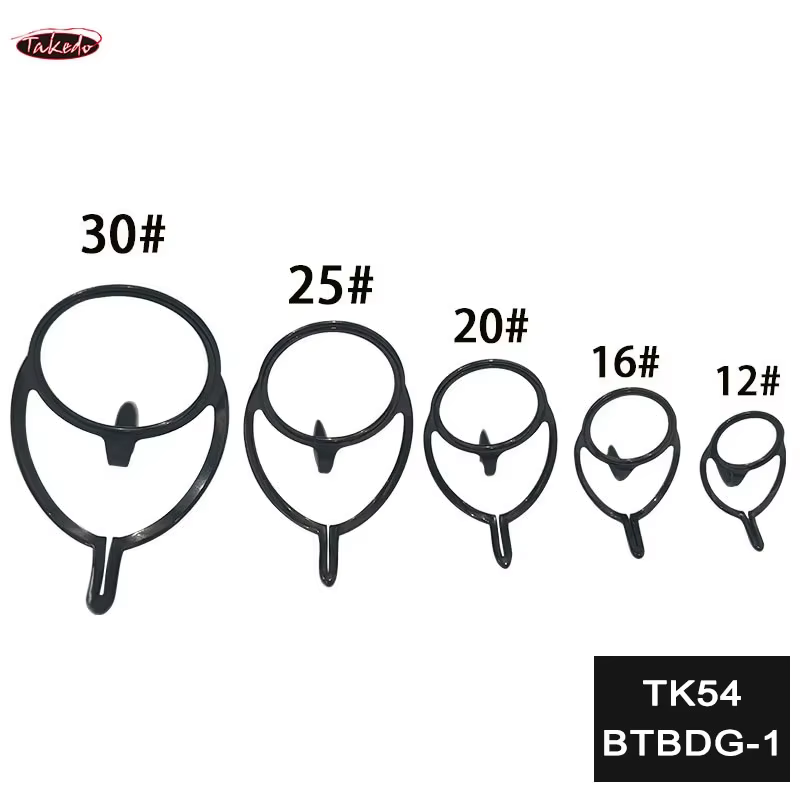Anillas guía TAKEDO BTBDG-1 acero inoxidable para cañas de pescar - imagen 2