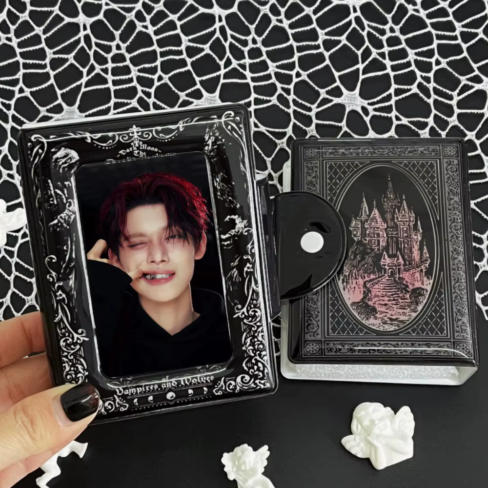 Álbum Tarjetas Gótico Negro 16 Páginas PVC – Colección Unisex - imagen 5
