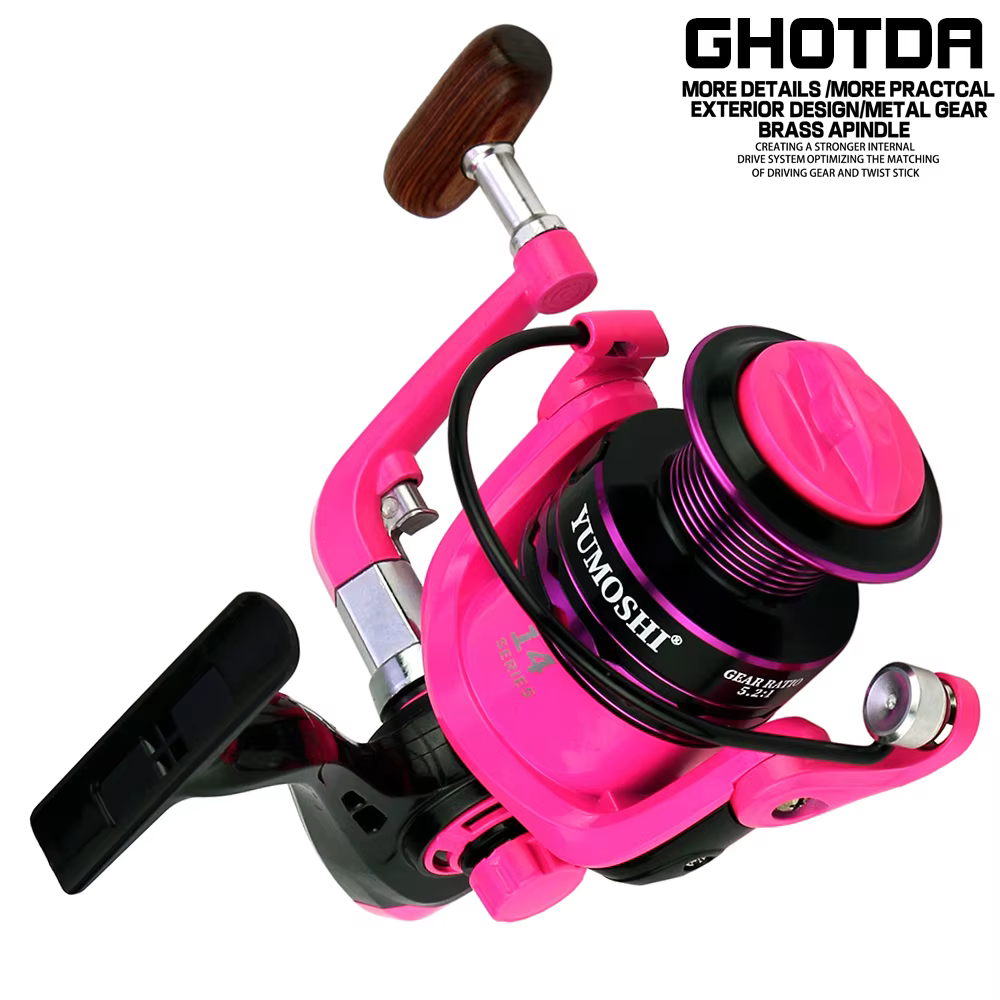 Carrete GHOTDA Metal 5.2:1 Spin Serie 2000-7000 - imagen 2
