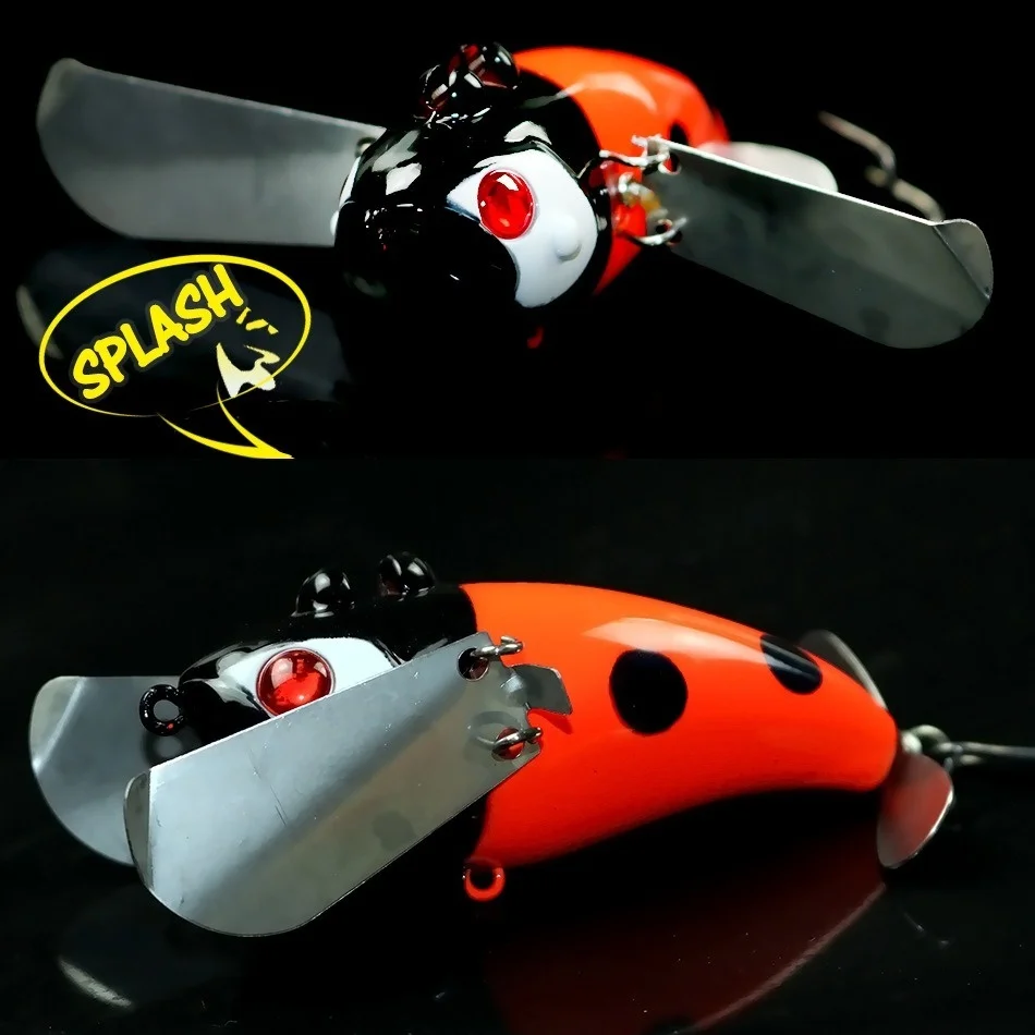 Swolfy Whopper Plopper de superficie flotante con hélice giratoria - imagen 4
