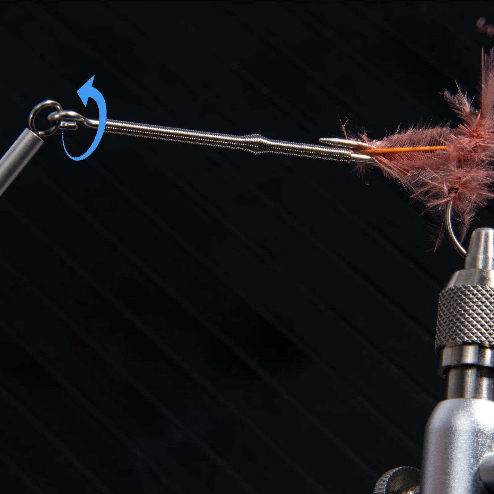 Dr.Fish Pinzas Hackle Acero Inoxidable para Atado de Moscas CDC - imagen 2