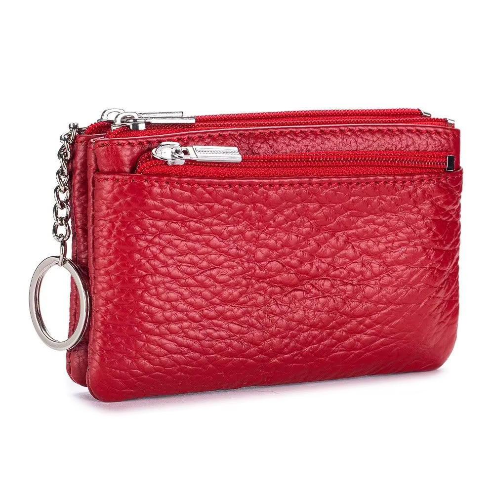 Cartera de cuero vista completa