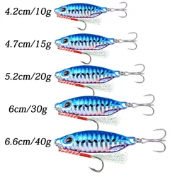 Señuelo Jigging Metal 7 uds – Varios pesos para agua salada