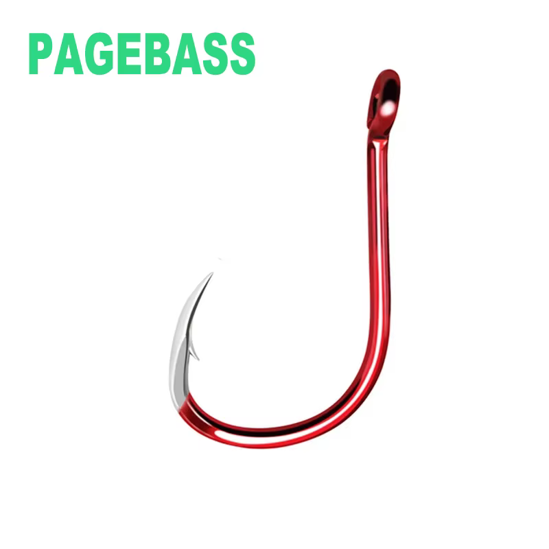 Anzuelos Octopus PAGEBASS de acero al carbono para agua salada - imagen 3