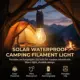 Linterna solar impermeable recargable con filamento cálido acampada - imagen 5
