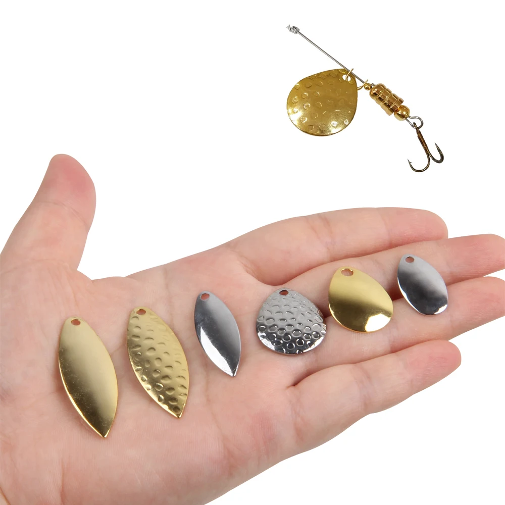Cuchillas giratorias Colorado metal para Spinnerbait Buzzbait lobina