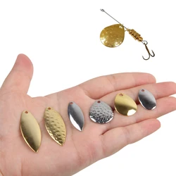 Cuchillas giratorias Colorado metal para Spinnerbait Buzzbait lobina