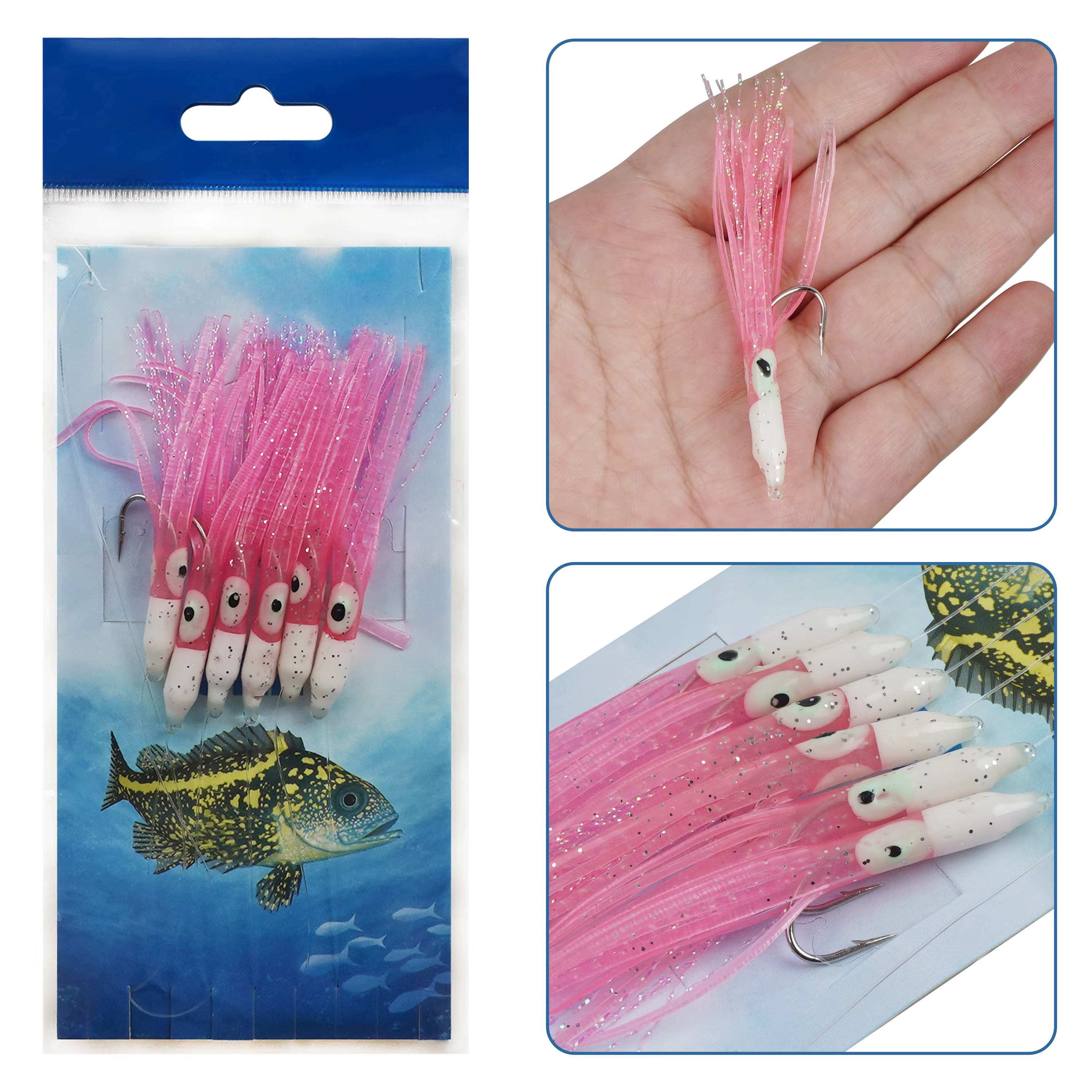 Señuelo Pulpo Surf – Cebo artificial agua salada - imagen 5