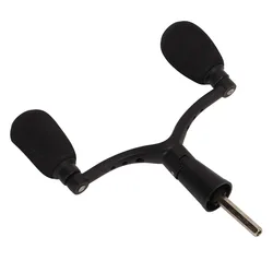 Carrete de pesca aluminio doble manivela – Negro mate ligero