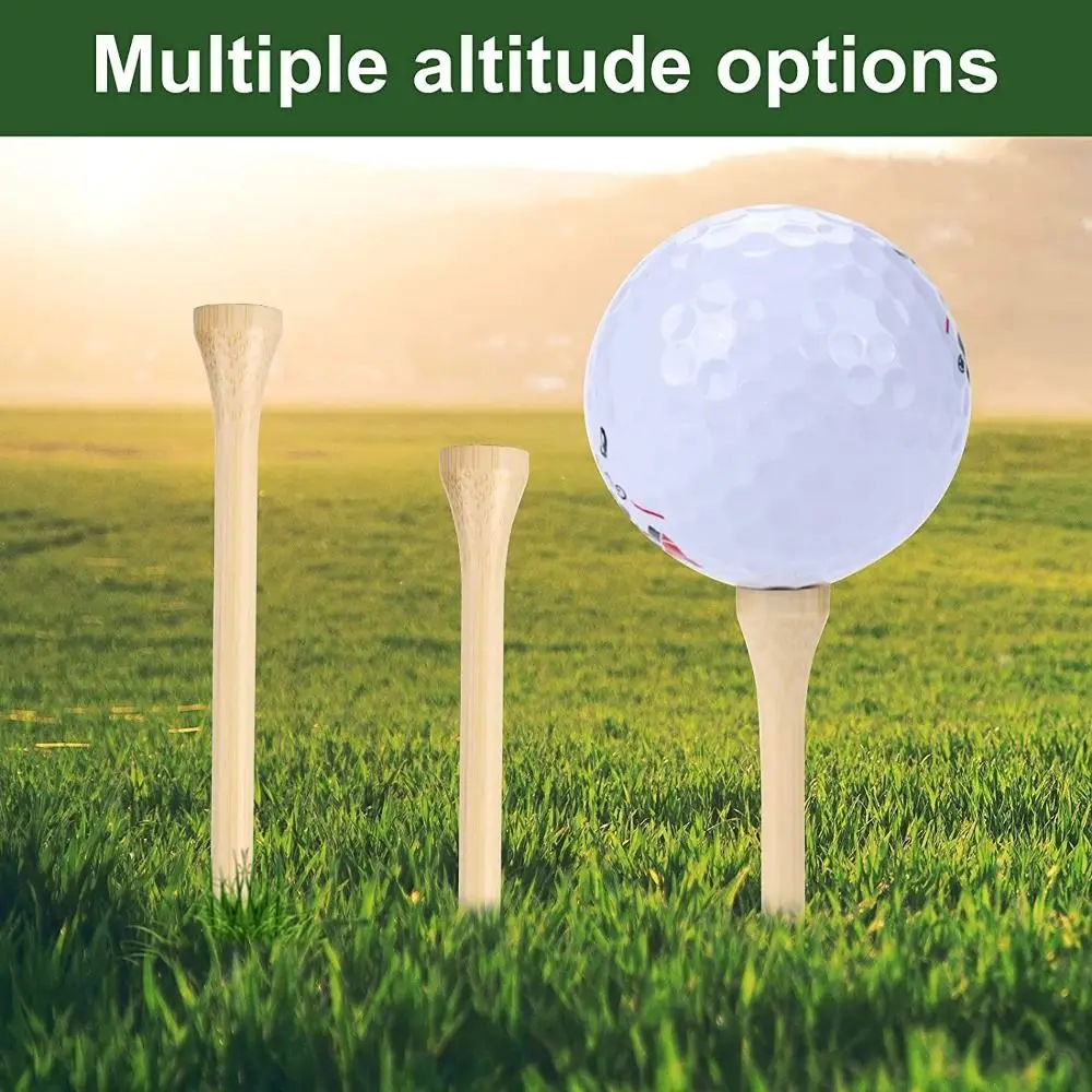 Soportes de bola de golf de bambú biodegradables y resistentes - imagen 2