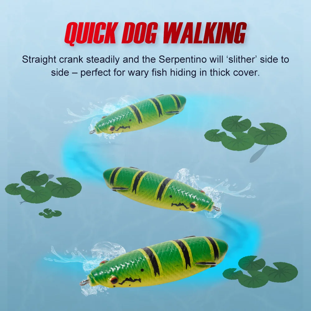 NOEBY Javelin – Cebo Rana Topwater Luminoso 90mm 14g - imagen 3