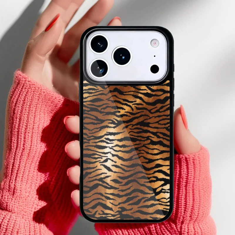 Funda Krajews con estampado de cebra