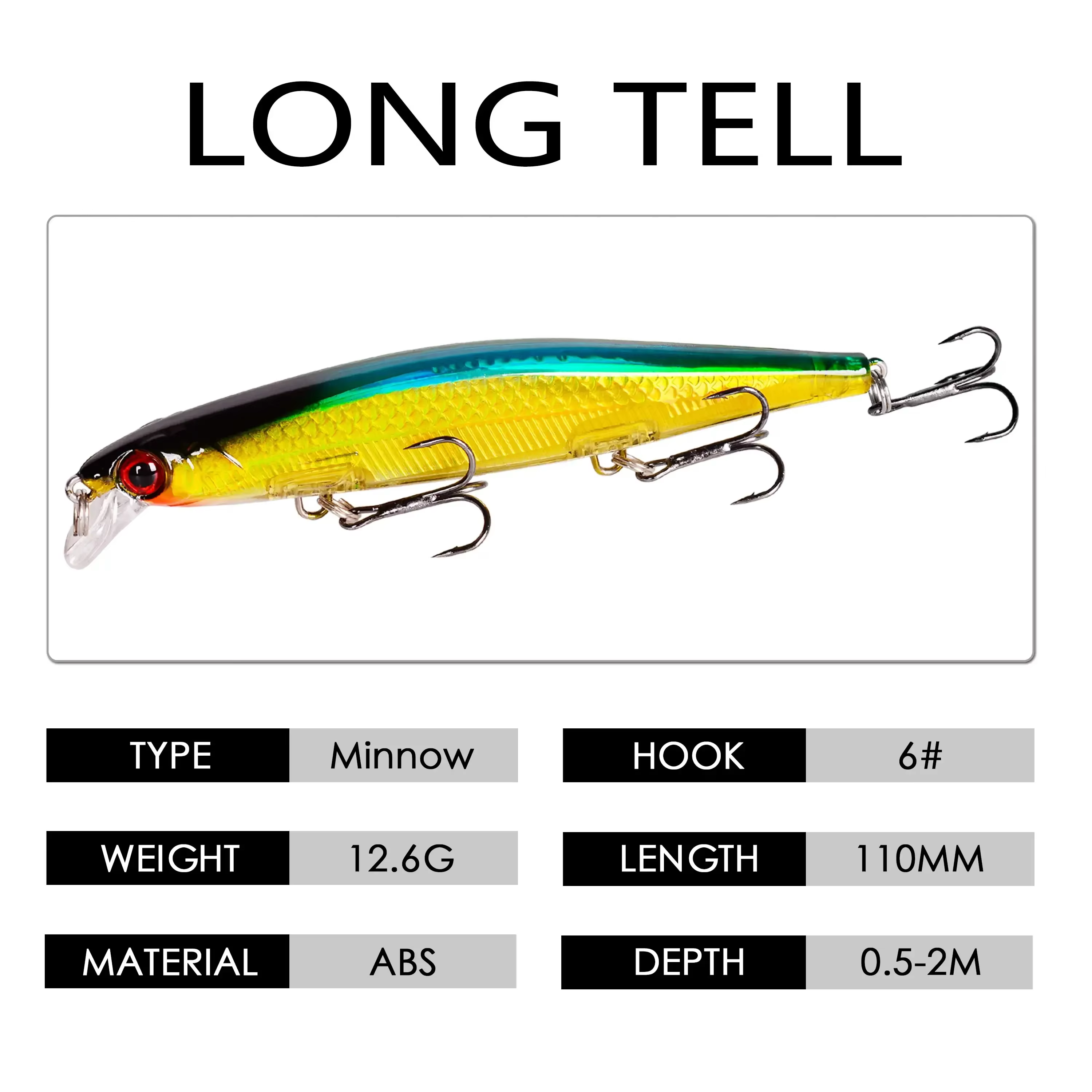 Jerkbait para lubina – Imitación pececillos - imagen 5