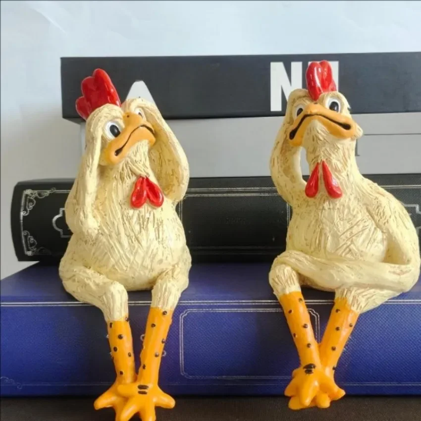 Gallina tipo C con mano derecha apoyando la cabeza