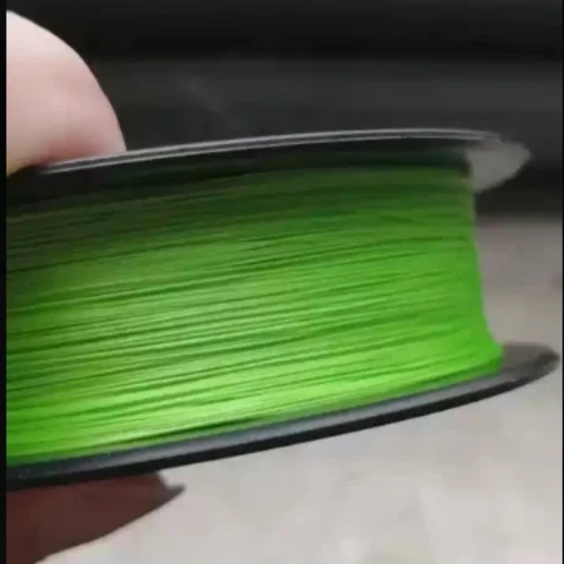 Línea de pesca trenzada PE ultra suave baja elasticidad y abrasión