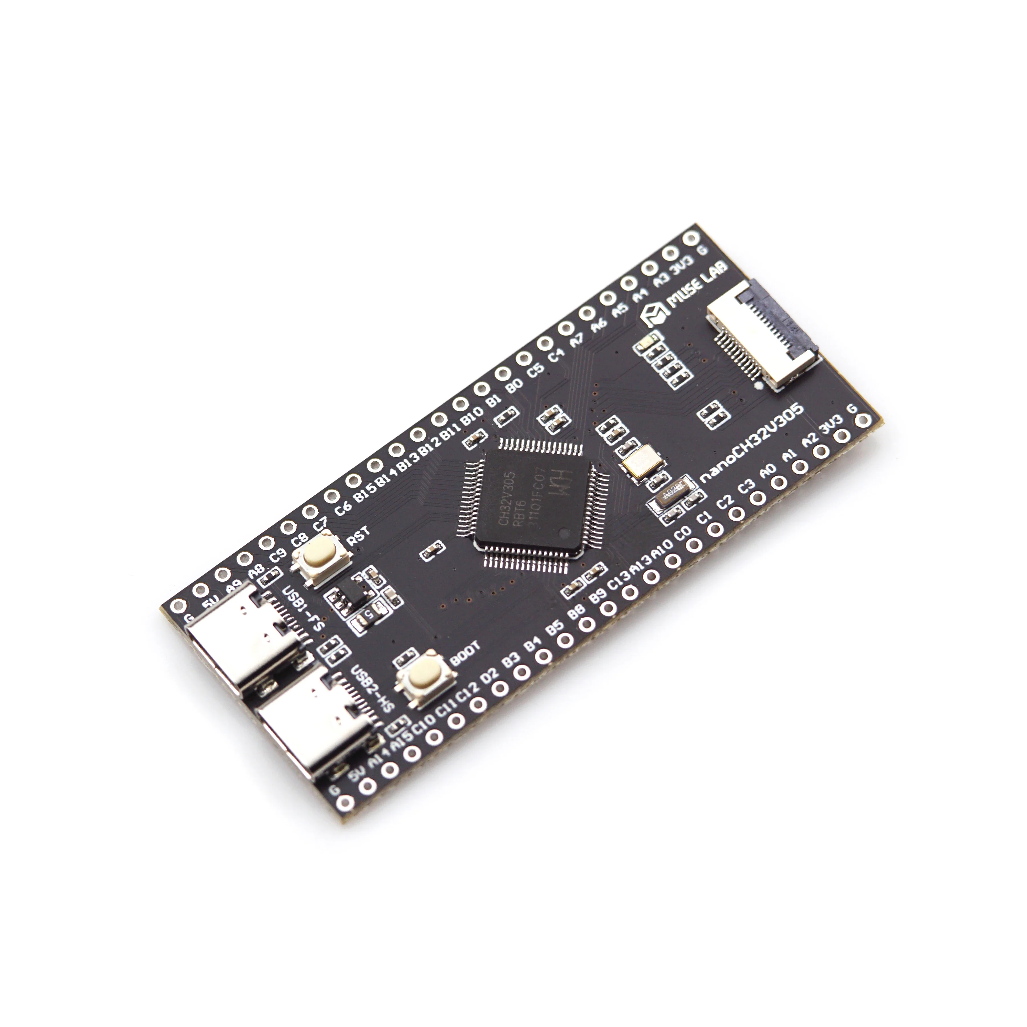 nanoCH32V305 WCH Placa de desarrollo RISC-V con USB 2.0 y SD - imagen 5