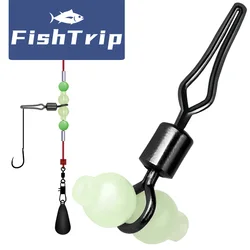 FishTrip 3 Vías - Giratorios de pesca con calabaza luminosa y cuentas