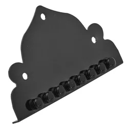 Cordal de mandolina negro triangular de aleación de zinc