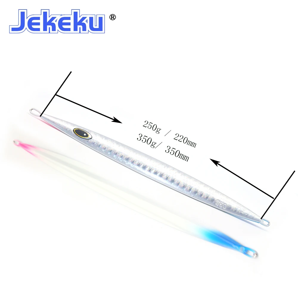 JEKEKU Crack Glow señuelo jigging lento para pesca en agua salada - imagen 2