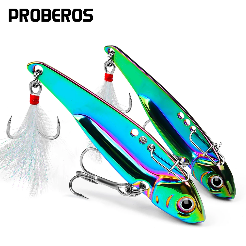 PROBEROS señuelo VIB spinner hundible para lubina – lanzamiento largo