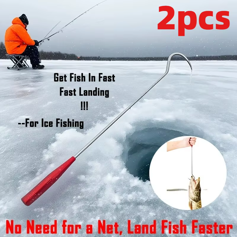 Gancha de Pesca Anticaída en Acero Inoxidable con Mango Antideslizante - imagen 5