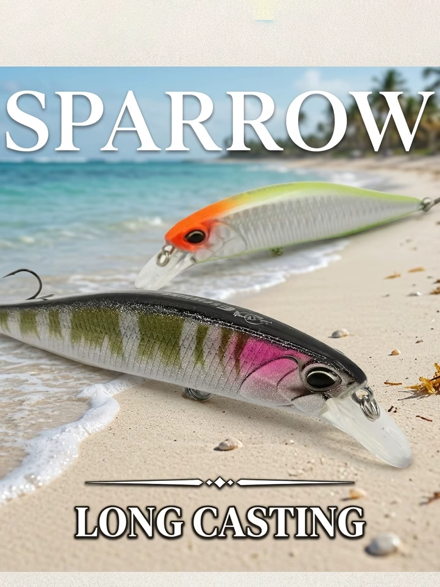 Senuelo Minnow ESFISHING Sparrow – Hundimiento lento 10cm 16g - imagen 2