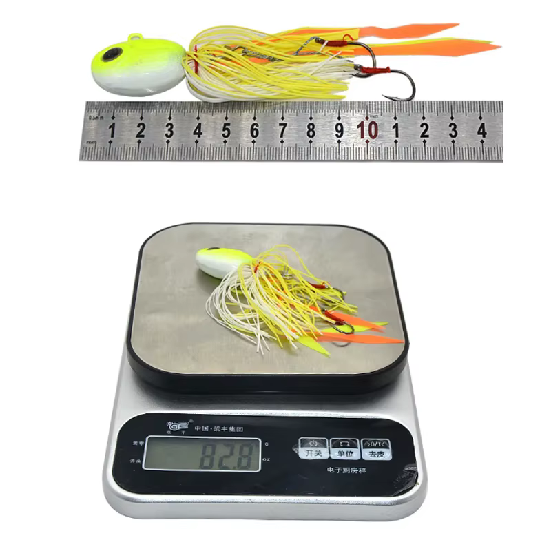 TAKEDO JGL01 Swimbait Cabeza de Pez 70G-80G – Metal y Goma - imagen 4