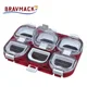 BRAVMACK Caja magnética con gancho para señuelos, jigs y cebos