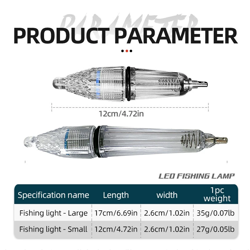 ShareShark luces LED intermitentes para pesca nocturna con pilas AA - imagen 2