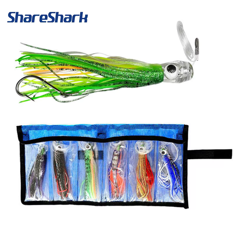 ShareShark Faldas Calamar para Trolling – Atún y Marlín